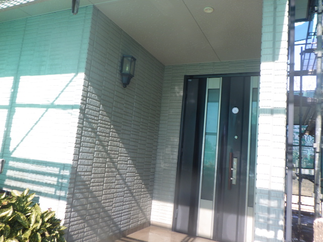 施工後の下段外壁の状態です