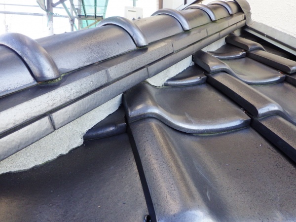 施工前の下屋根の状態です