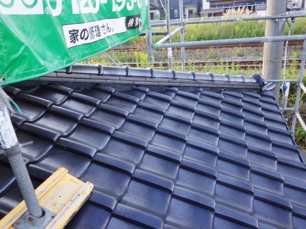 本日の施工後の状態です