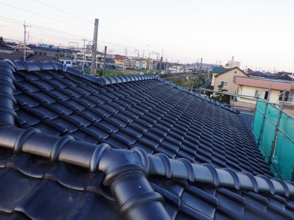 大屋根の完工です