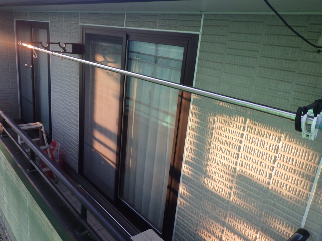 窓周りの打ち増しが終了しました