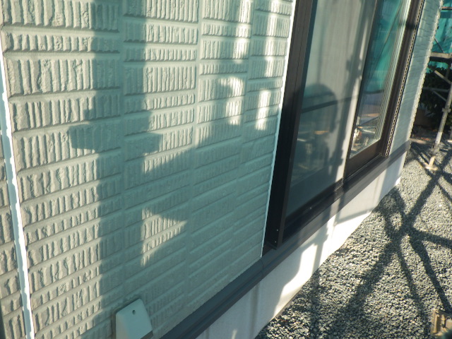 外壁目地のシーリングが終了しました