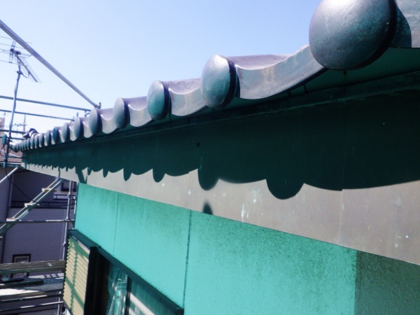 軒樋金具の取り外し終了です