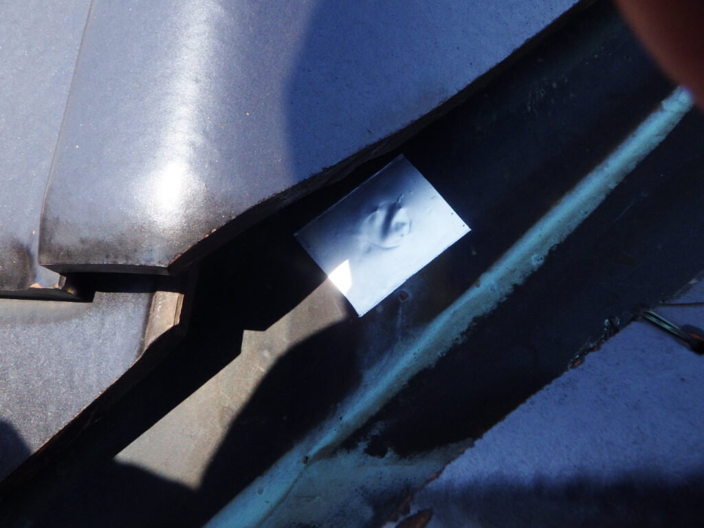 大屋根の補修完了です