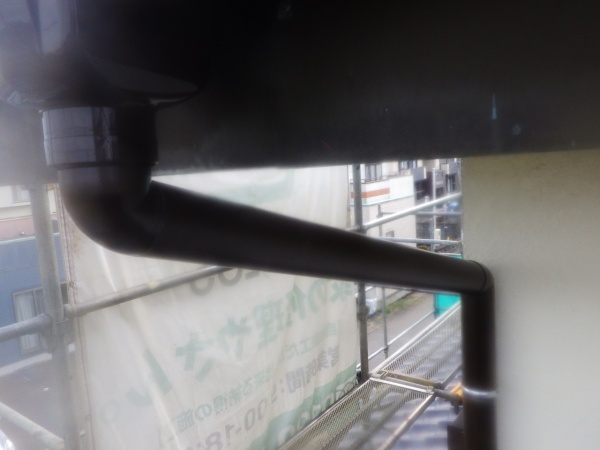 呼び樋を取り付けました