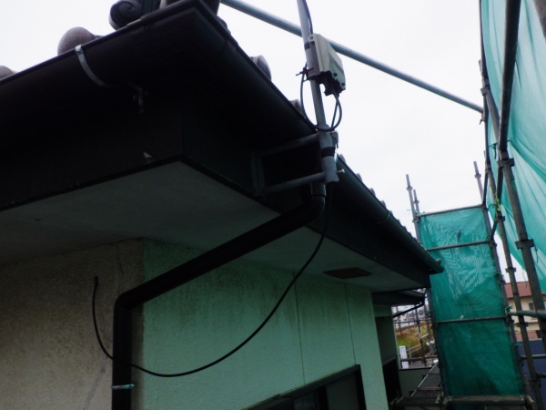 雨樋交換工事の完工です