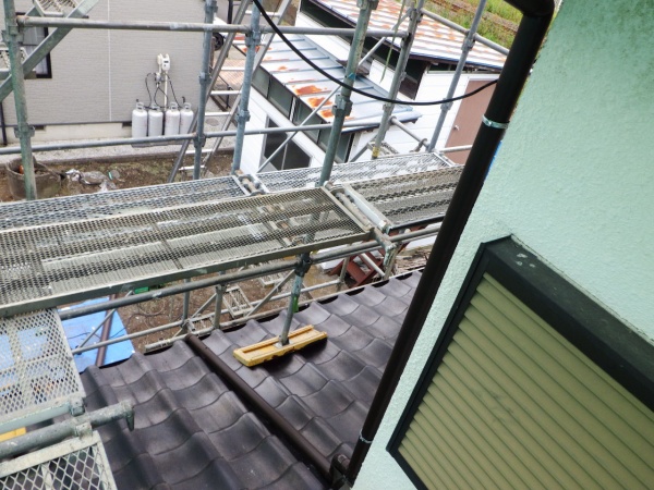 雨樋交換工事の完工です