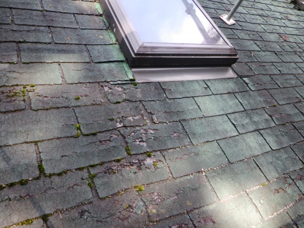 施工前の北面の状態です