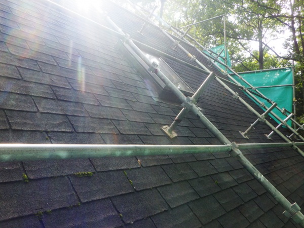 施工前の南面の状態です