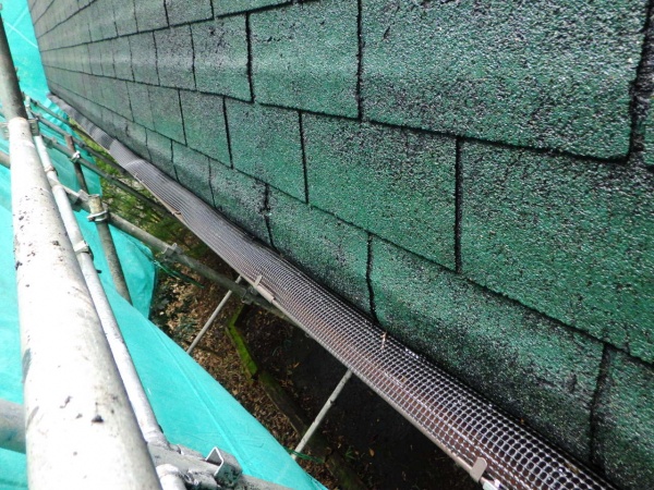 南面の高圧洗浄終了です