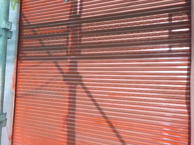 下塗り吹付塗装終了です