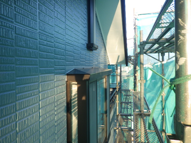 外壁補修が終了しました