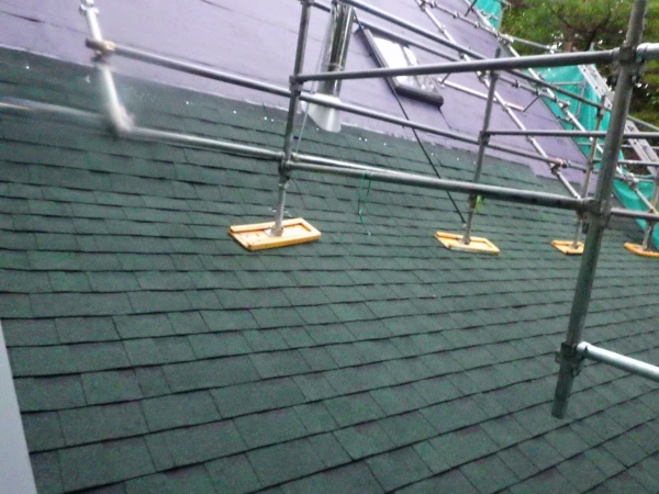 本日施工後の南面の状態です