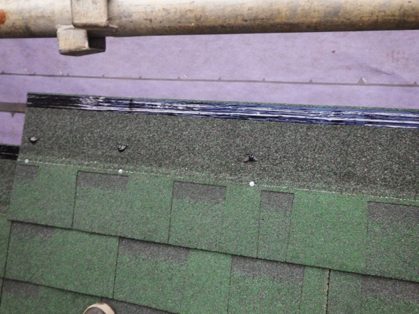 シングルセメントを塗布終了です