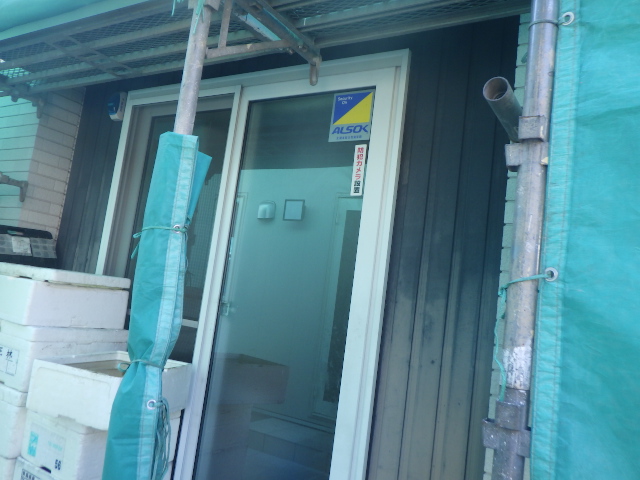 施工前の出入り口の状態です