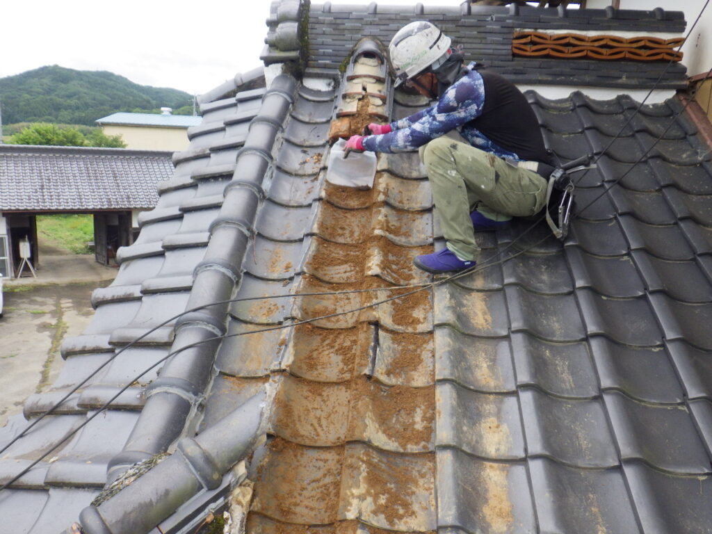 棟解体終了　清掃中