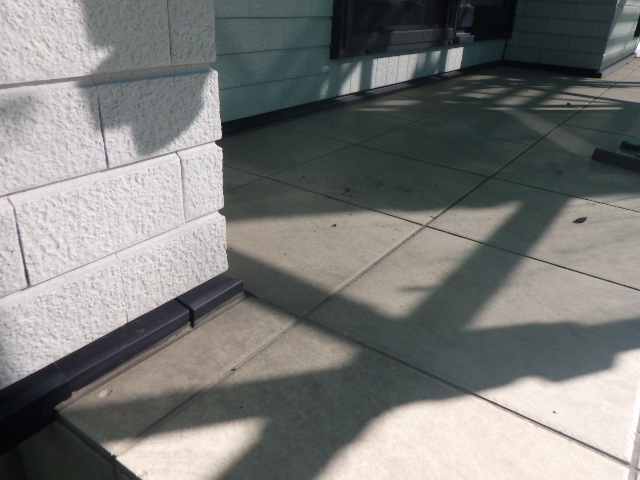 土台水切りの施工前です