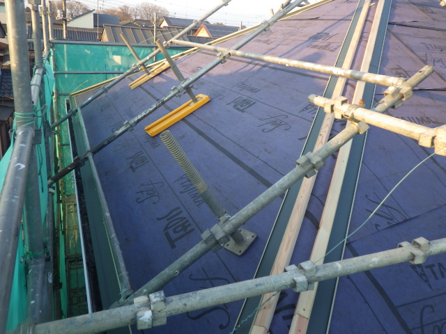 板金下地の取り付け終了です