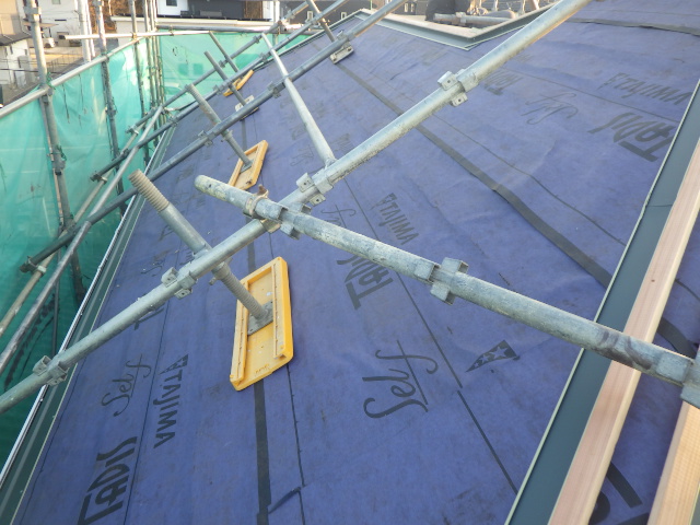 板金下地の取り付け終了です