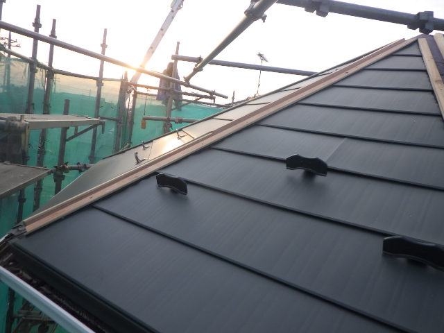 施工後の南面の状態です