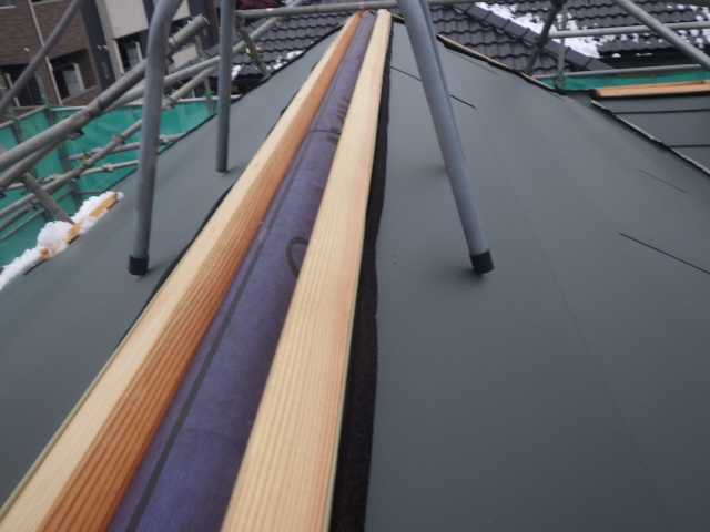 ケミカル面戸の取り付け終了です