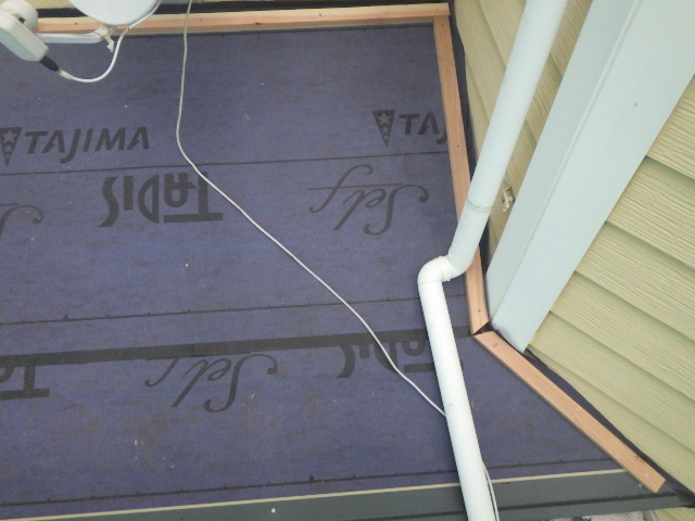 板金下地を取り付けました