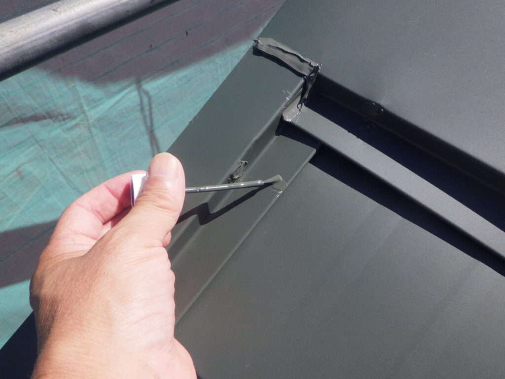 タッチアップ中です