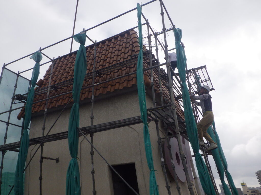 施工前の全景です