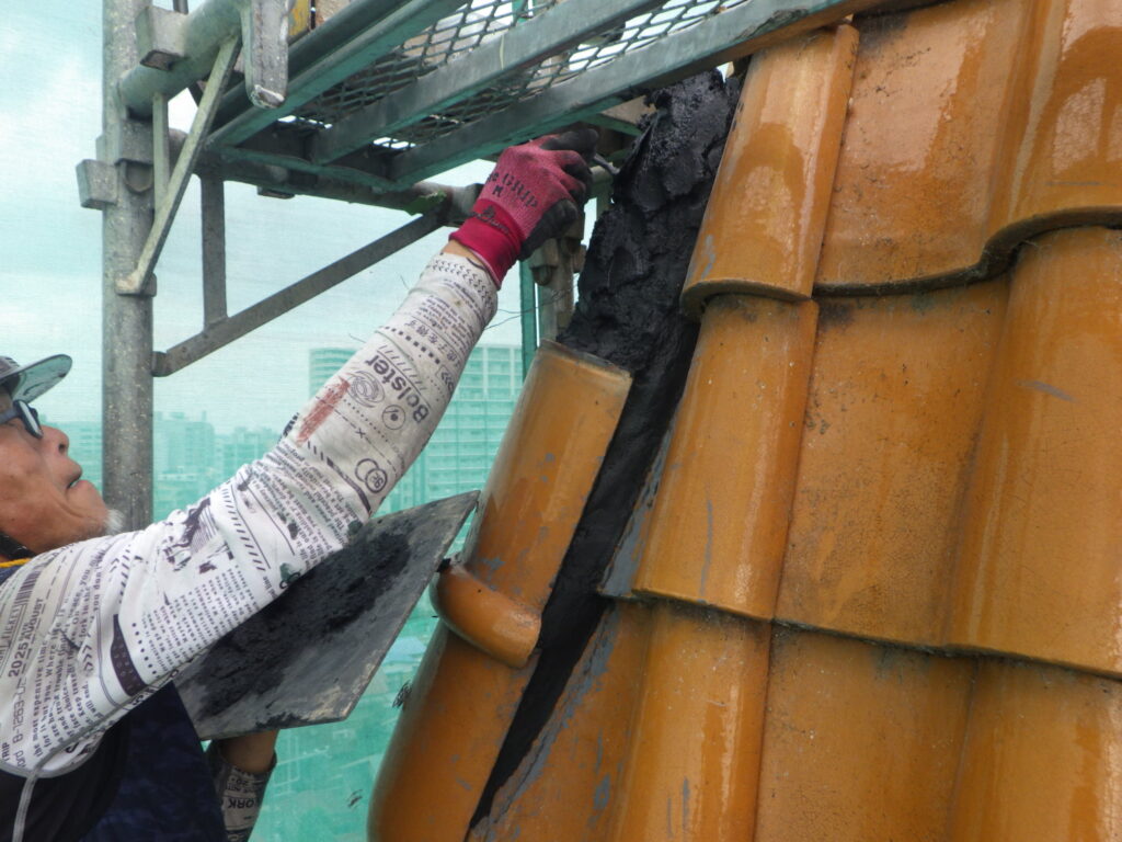 台面を作っています