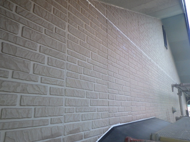 シーリングが終了しました