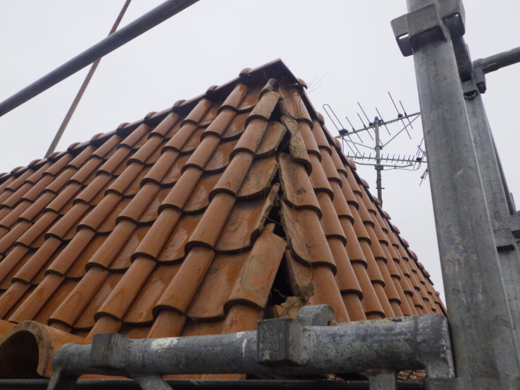 既存台面を撤去しました