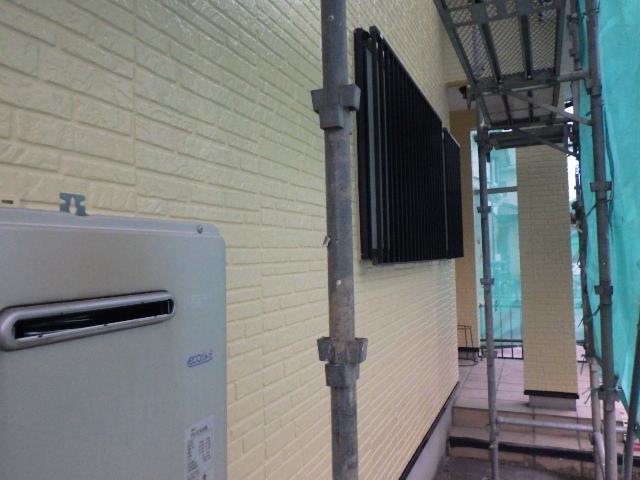 養生を剥がしました