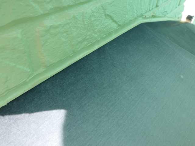 見切り線の補修終了です