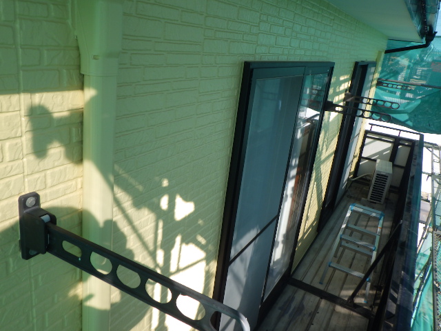 ベランダ周りの施工後です