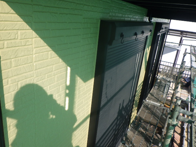 シャッター周りの施工後です