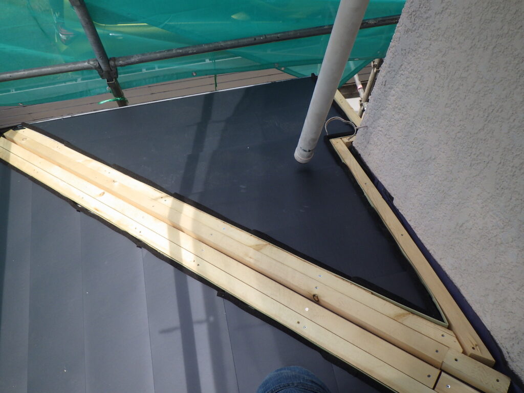 ケミカル面戸の貼り付け終了しました