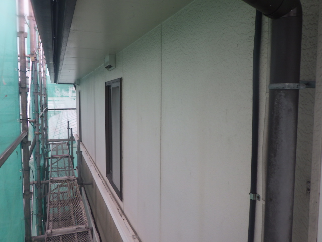 施工前の上段外壁です