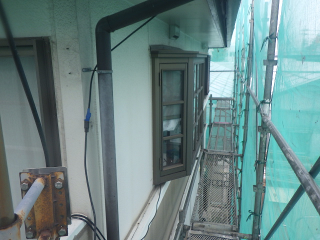 施工前の上段外壁です