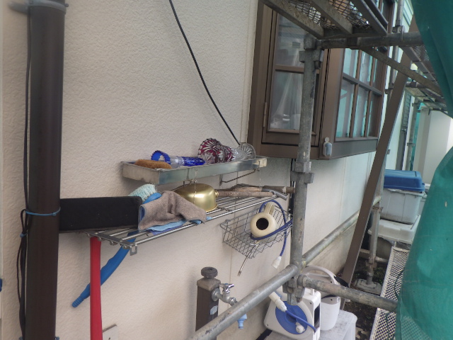 施工前の下段外壁です