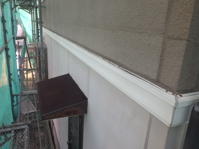 施工後の中段外壁の状態です