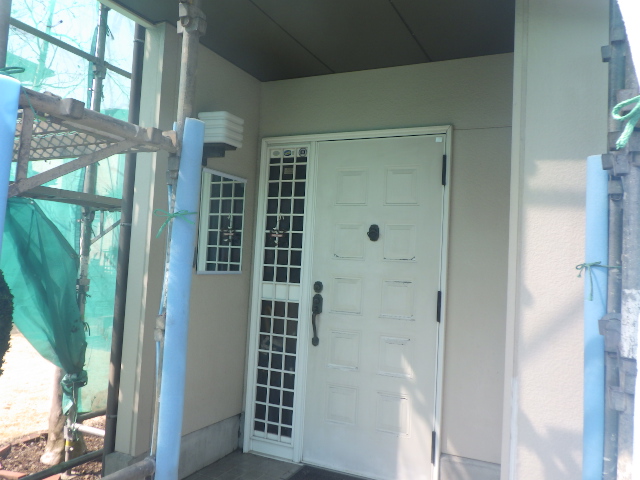 施工後の下段外壁の状態です