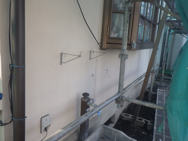 施工後の下段外壁の状態です