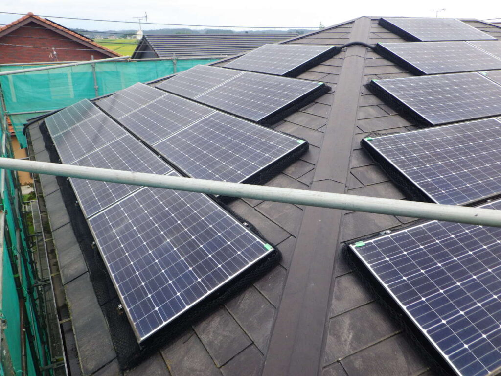 施工前の西面の状態です