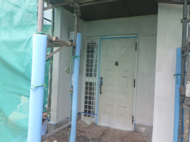 下塗り塗装が終了しました