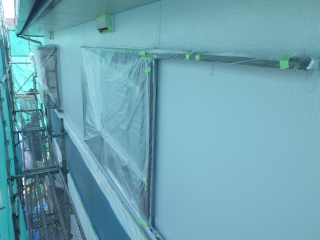 中塗り塗装終了です