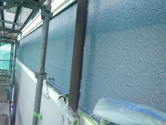 上塗り塗装終了です