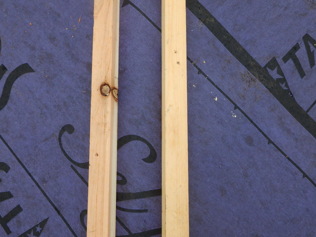 板金下地の取り付け終了です