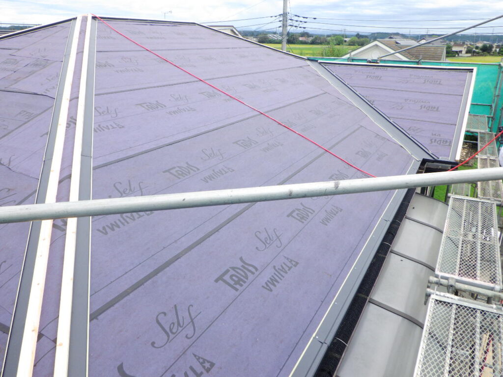 役物板金の取り付け終了です