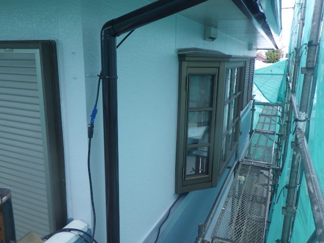 施工後の上段外壁です