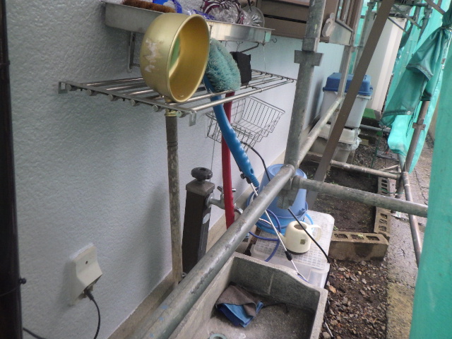 施工後の下段外壁です